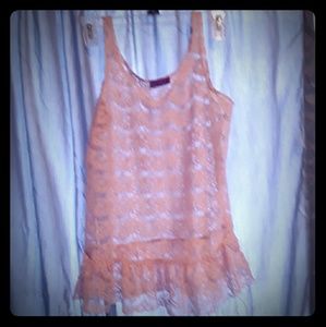Pink Lace Top